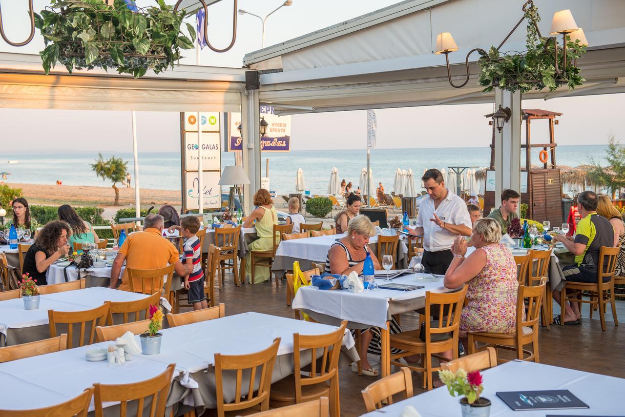 Georgalas Sun Beach Rooms Nea Kallikrateia Eksteriør billede