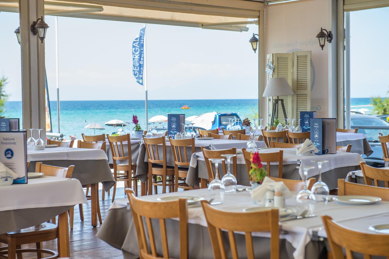 Georgalas Sun Beach Rooms Nea Kallikrateia Eksteriør billede